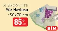 MAİSONETTE YÜZ HAVLUSU 50X70 CM